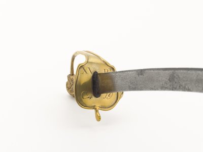 Épée de fantassin marquée au 15e régiment (Yorkshire East Riding), vers 1790 - English School