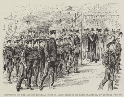 Inspection de la Brigade des Garçons de l