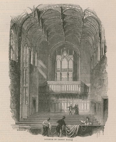 Intérieur de Crosby Hall - English School