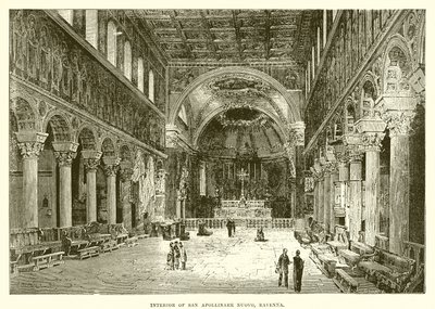 Intérieur de San Apollinare Nuovo, Ravenne - English School