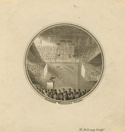 Intérieur de la chapelle de Whitehall - English School