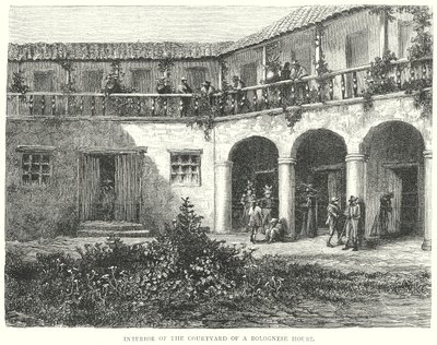 Intérieur de la cour d