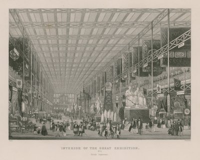 Intérieur de la Grande Exposition, 1851, Département Britannique - English School