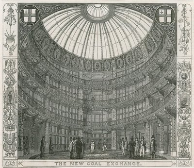 Intérieur du nouveau Coal Exchange, Thames Street - English School