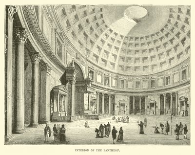 Intérieur du Panthéon - English School