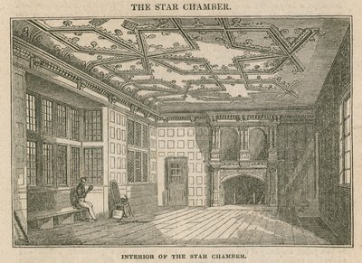 Intérieur de la Chambre Étoilée, Westminster - English School