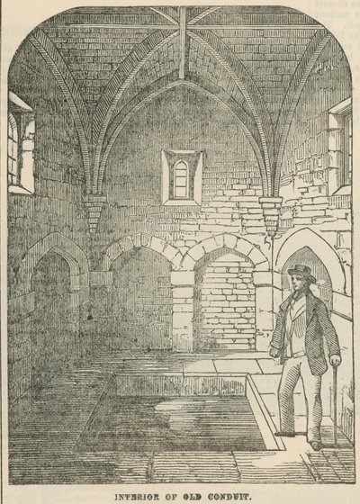 Intérieur du vieux conduit à Kensington - English School