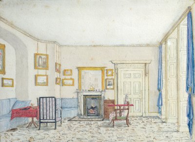 Intérieur sur Curzon Street, c.1830 - English School