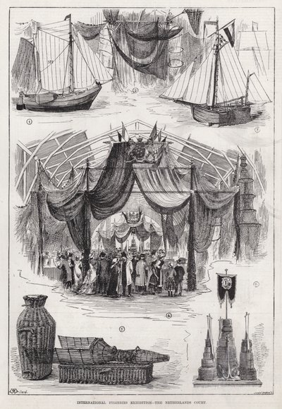 Exposition internationale de la pêche, le pavillon des Pays-Bas - English School