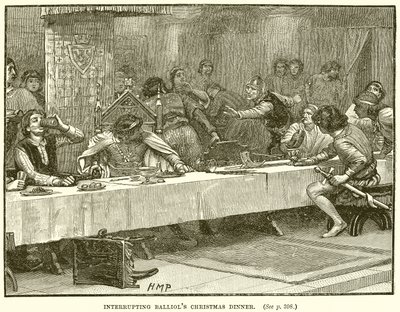 Interruption du dîner de Noël de Balliol - English School