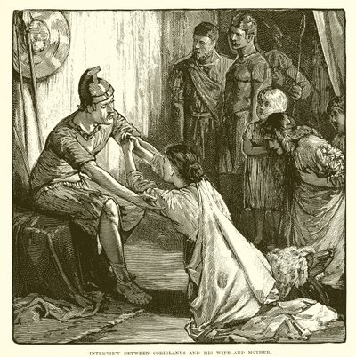 Entrevue entre Coriolan et sa femme et sa mère - English School