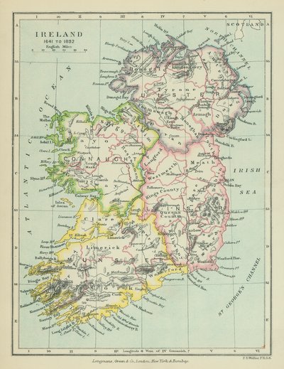 Irlande (lithographie couleur) - English School