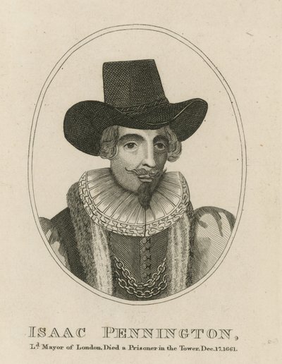 Isaac Pennington, Lord-maire de Londres - English School