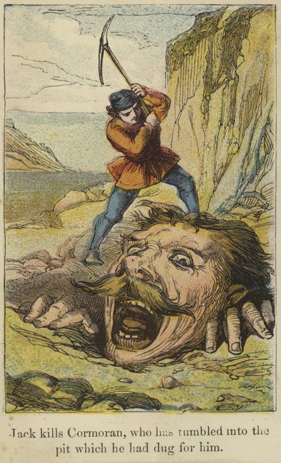 Jack tue Cormoran qui est tombé dans le piège qu