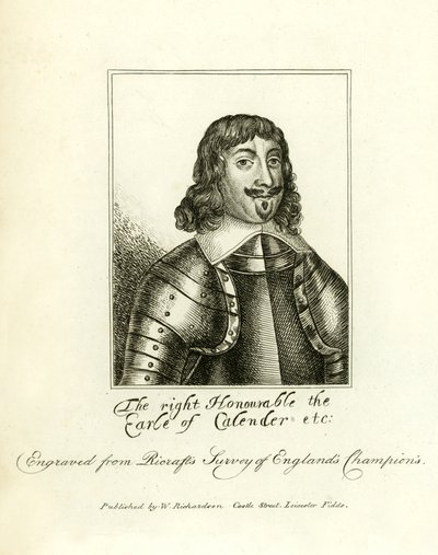 James Levingston, Comte de Calendar - English School