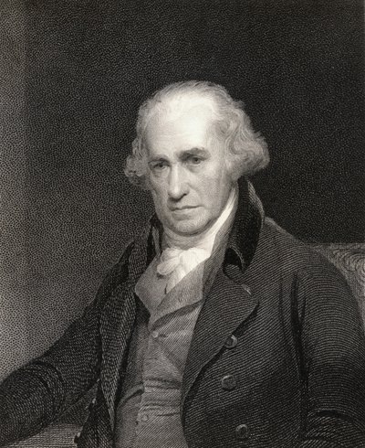 James Watt (1736-1819) de La Galerie des Portraits, publié en 1833 - English School