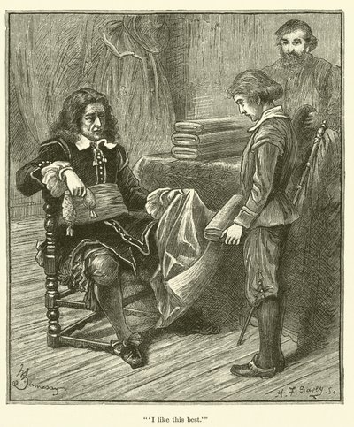 Jean Baptiste Colbert enfant, "Je préfère celui-ci" - English School