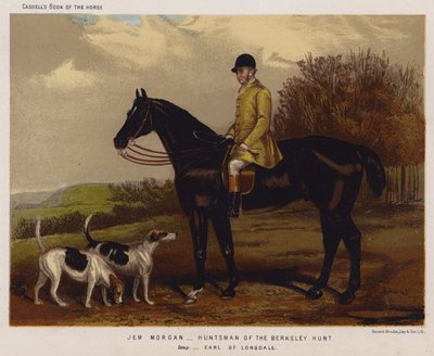 Jem Morgan, chasseur de la chasse de Berkeley, Temp, Comte de Lonsdale - English School