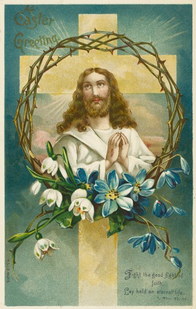 Jésus-Christ, croix et couronne d