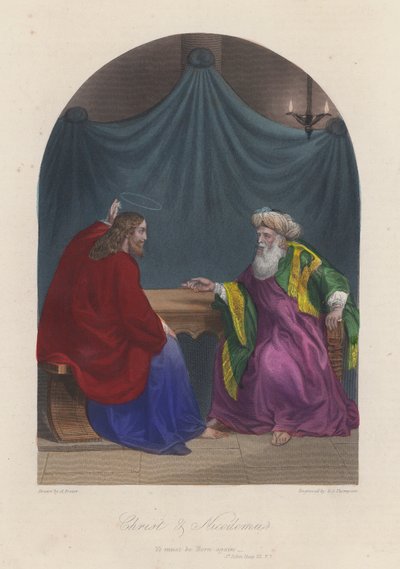 Jésus-Christ et Nicodème - English School