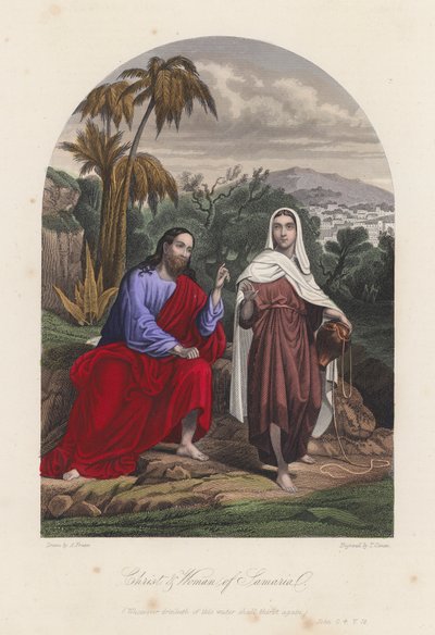 Jésus-Christ et la femme de Samarie - English School