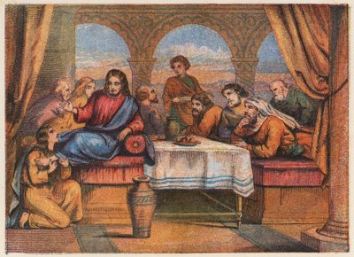 Jésus-Christ avec ses disciples et Marie-Madeleine - English School
