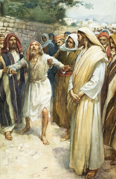 Jésus et un aveugle - English School