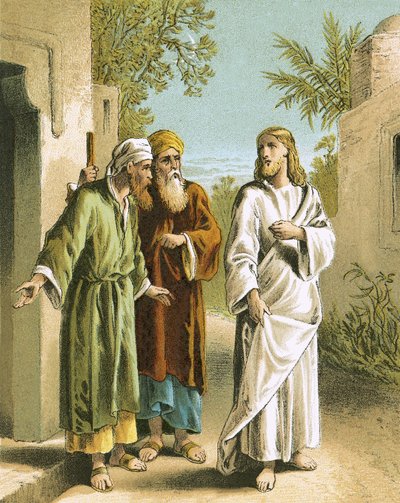 Jésus et les deux disciples à Emmaüs - English School