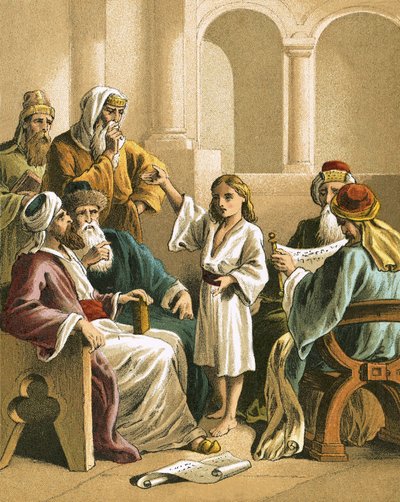 Jésus disputant avec les docteurs - English School