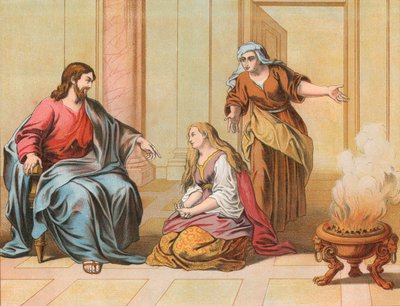 Jésus dans la maison de Marthe et Marie - English School