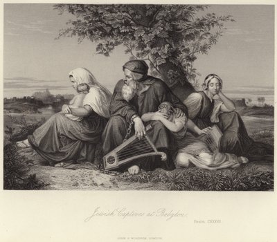 Captifs juifs à Babylone - English School