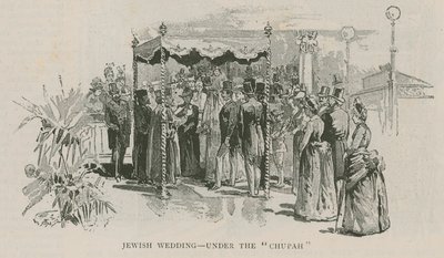 Mariage juif - sous la Chuppah - English School