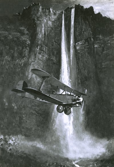 La découverte par Jim Angel de ce qui est devenu les chutes Angel au Venezuela - English School