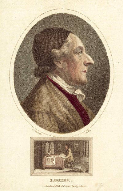 Johann Kaspar Lavater, poète, philosophe, physiognomoniste et théologien suisse - English School