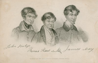 John Bishop, Thomas Head (alias Williams), James May - English School