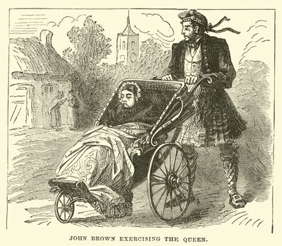 John Brown exerçant la Reine - English School