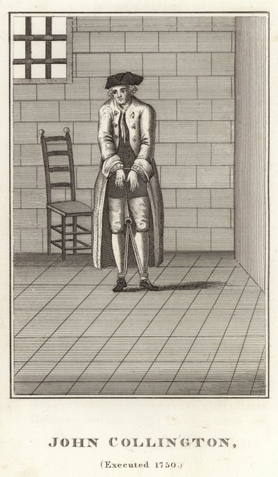 John Collington, exécuté en 1750 - English School