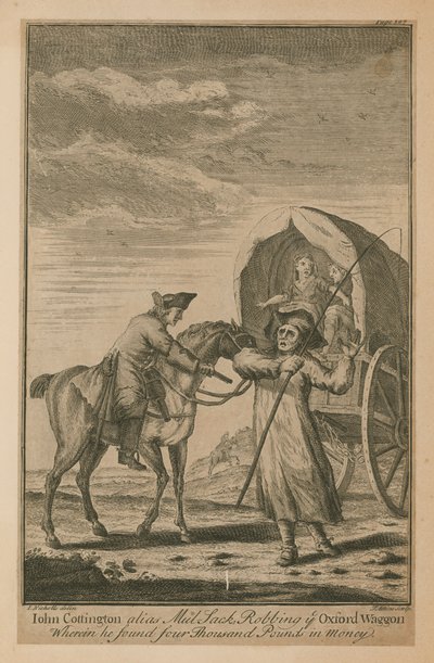 John Cottington, alias Mul Jack, volant le chariot d