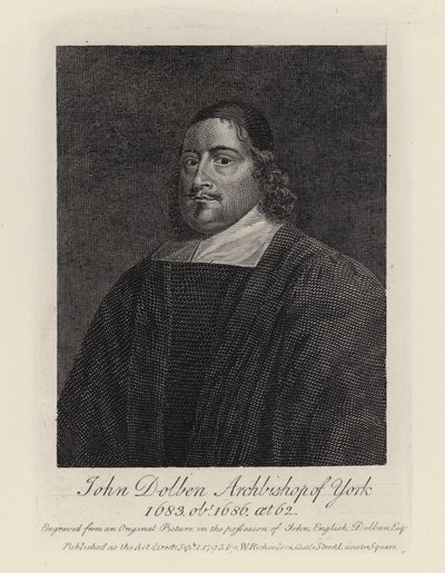 John Dolben (gravure) - English School