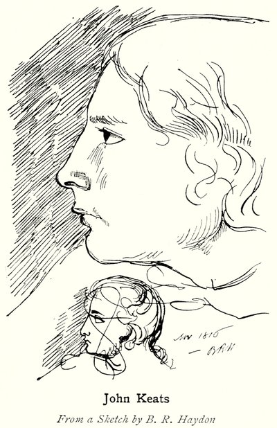 John Keats (gravure) - English School