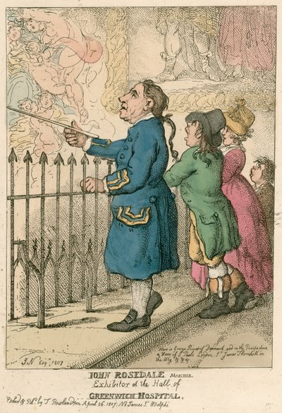John Rosedale, marin, exposant à la salle de l
