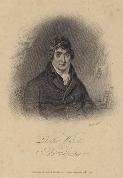 John Wolcot, médecin et satiriste anglais connu sous le nom de plume Peter Pindar - English School