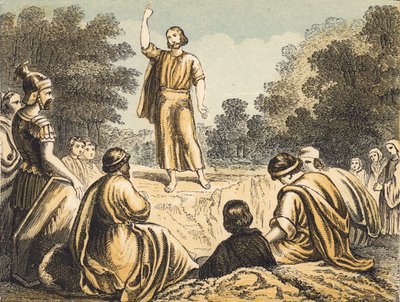 Jean-Baptiste prêchant - English School