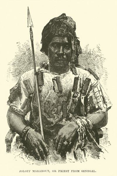 Marabout Joloff, ou prêtre du Sénégal - English School