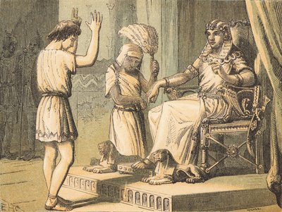 Joseph devant Pharaon - English School