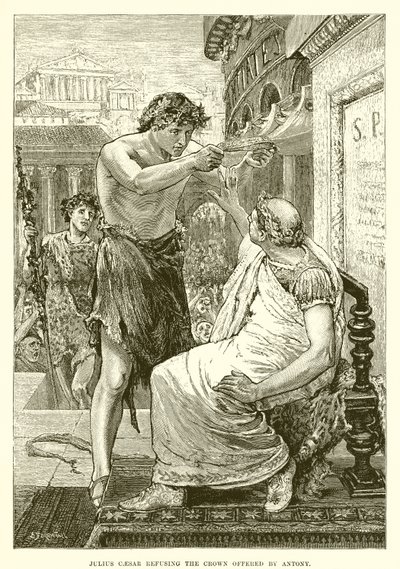 Jules César refusant la couronne offerte par Antoine - English School