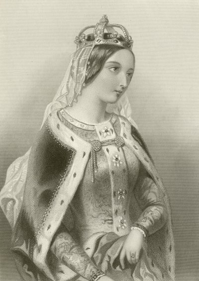 Catherine de Valois, reine du roi Henri V - English School