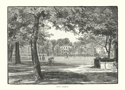 Kew Green (gravure) - English School