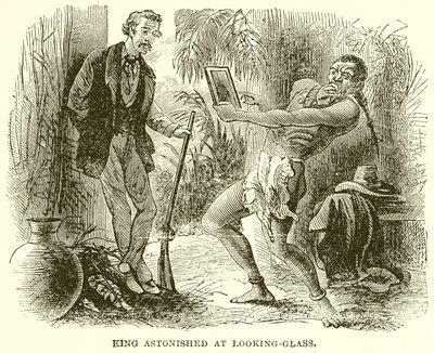 Le roi étonné devant le miroir - English School