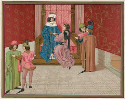 Le roi Édouard IV et Richard duc de Gloucester - English School